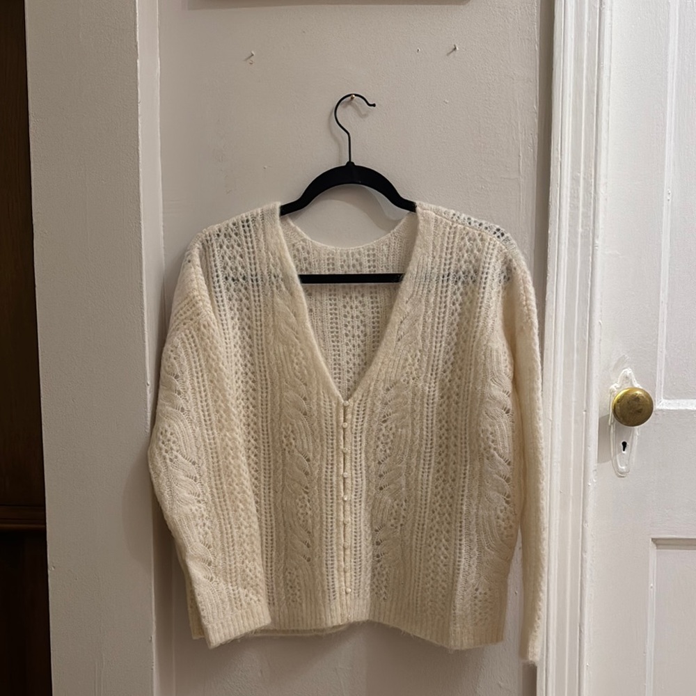Sezane Women's V Neck Sweater